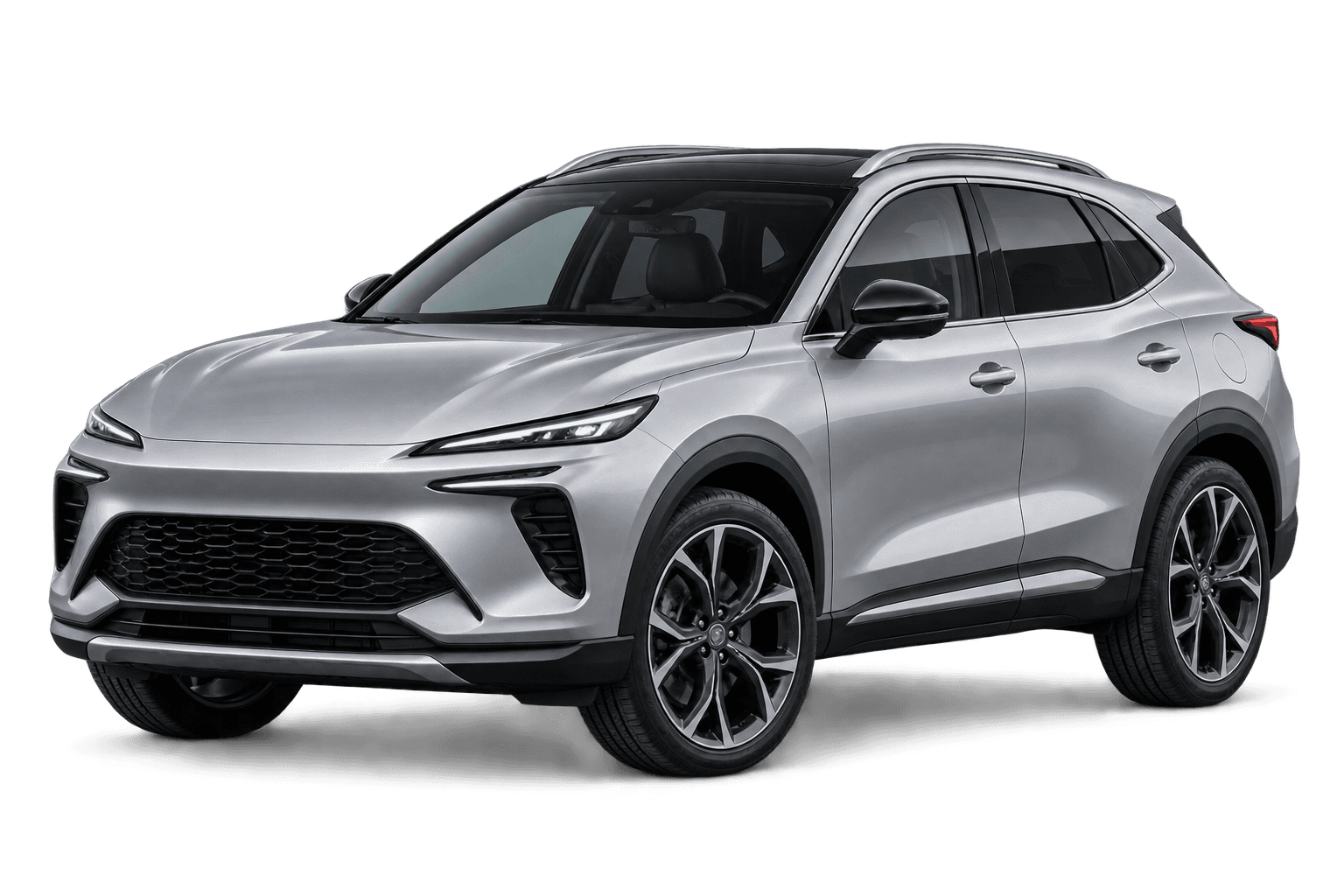 Studio image of a rental car