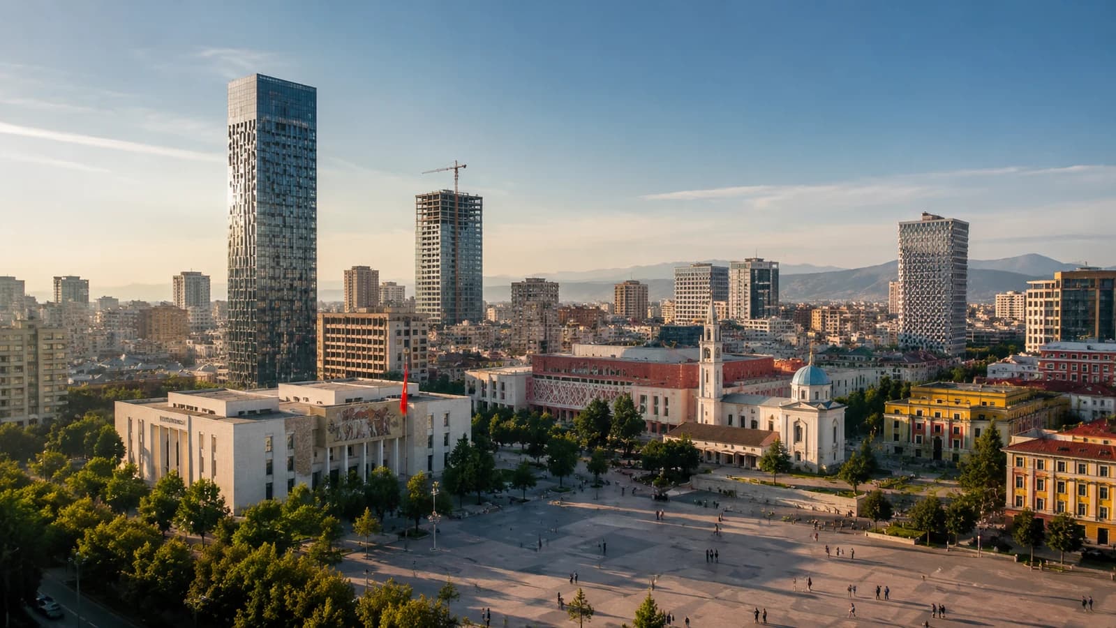 Tirana city centre